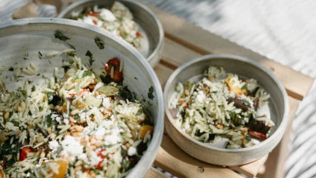 Image for Summer Roasted Veggie Orzo Salad with Sprouted Kitchen