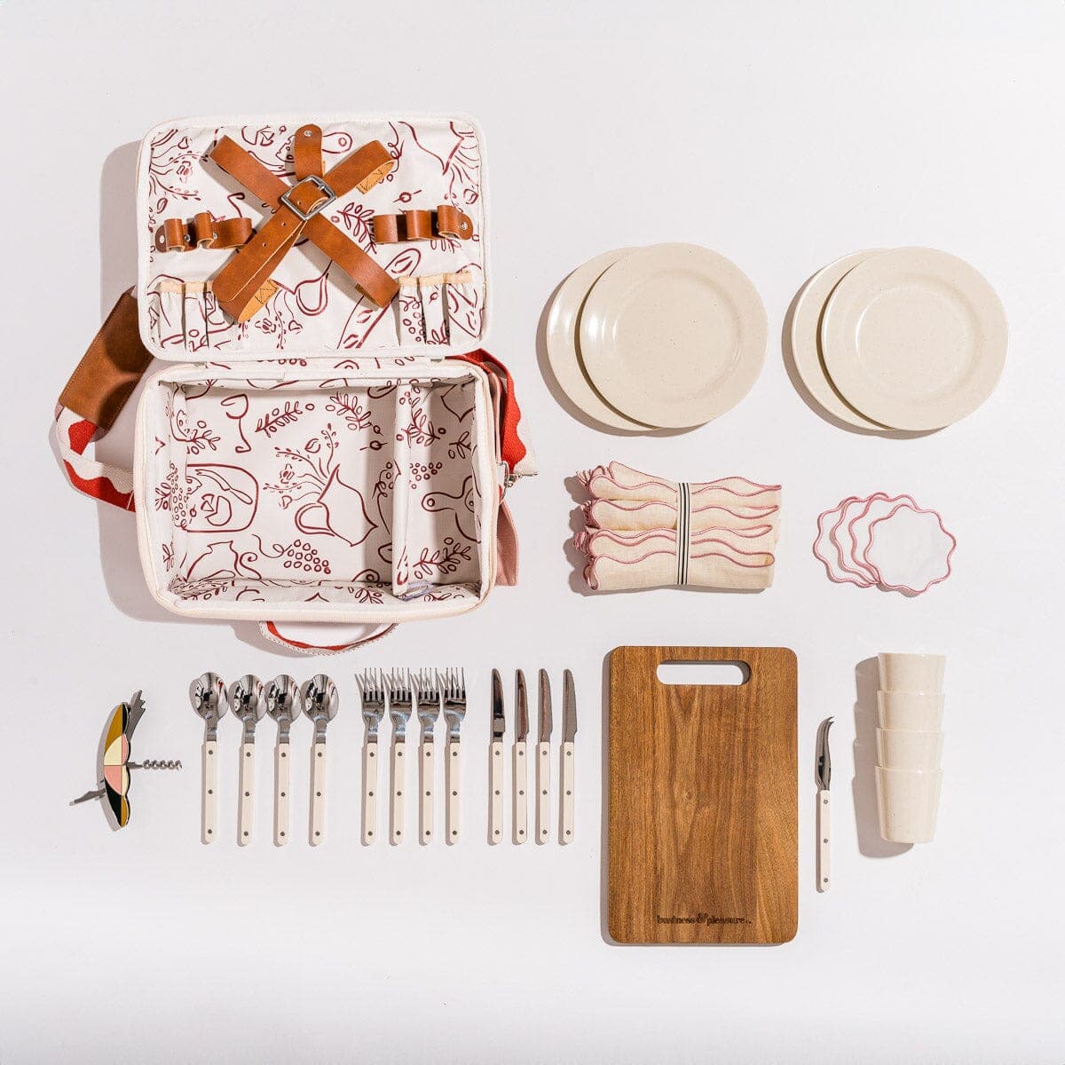 The Picnic Set - Rivie Pink Picnic Set Business & Pleasure Co.