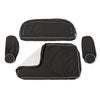 Swatch for The Al Fresco Love Seat Slip Cover Set - Rivie Black