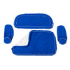 Swatch for The Al Fresco Love Seat Slip Cover Set - Rivie Mediterranean Blue