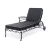 Swatch for The Al Fresco Sun Lounger in Rivie Black | Vintage Black Frame