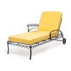 Swatch for The Al Fresco Sun Lounger in Rivie Mimosa | Vintage Black Frame