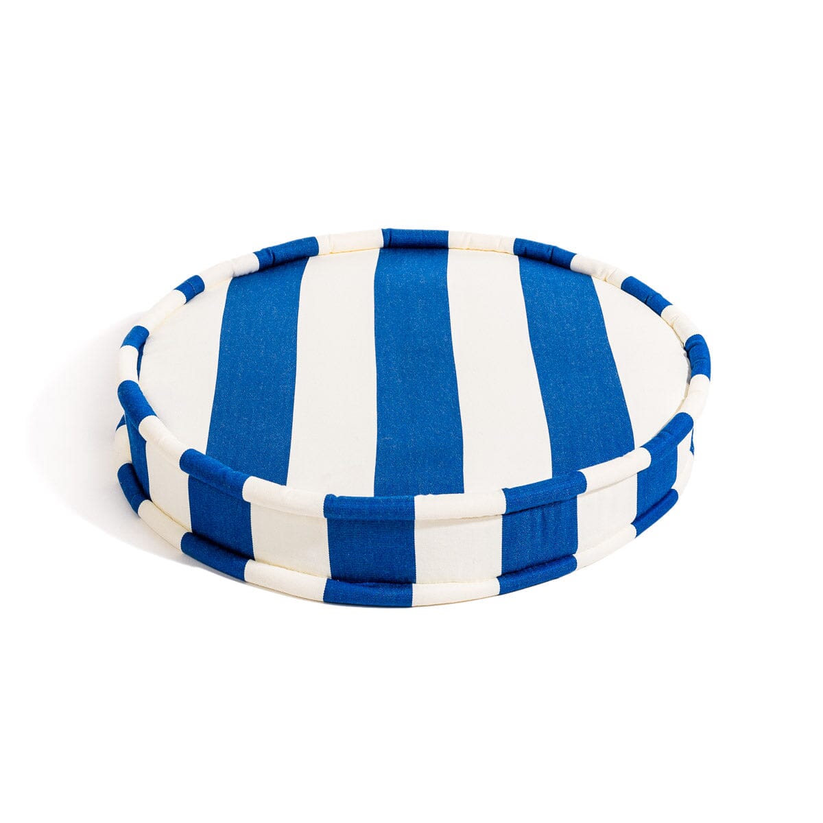 Product image of The Circular Pillow - Crew Mediterranean Blue Stripe Circular Pillow Business & Pleasure Co.