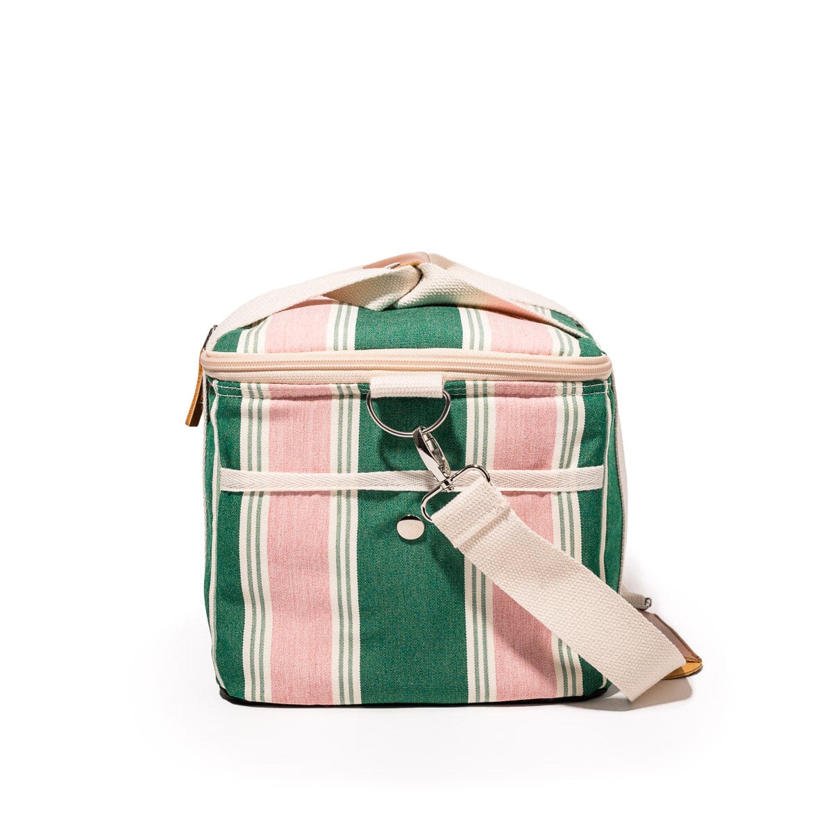 The Premium Cooler Bag - Bistro Green Stripe Premium Cooler Business & Pleasure Co.