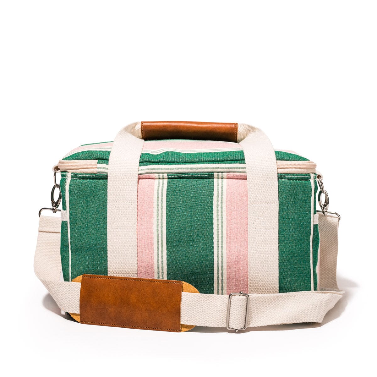 The Premium Cooler Bag - Bistro Green Stripe Premium Cooler Business & Pleasure Co.