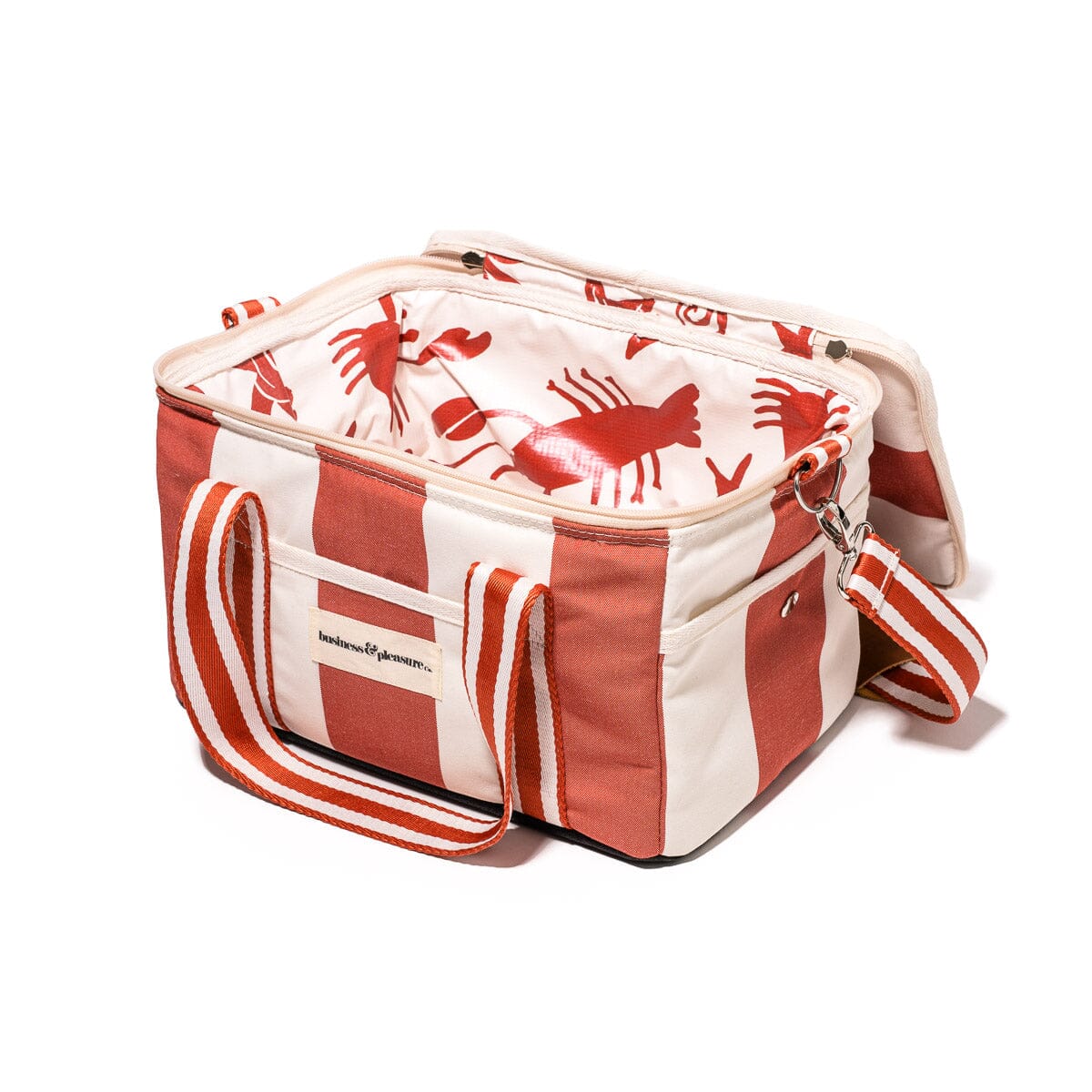 The Premium Cooler Bag - Crew Le Sirenuse Stripe Premium Cooler Business & Pleasure Co.