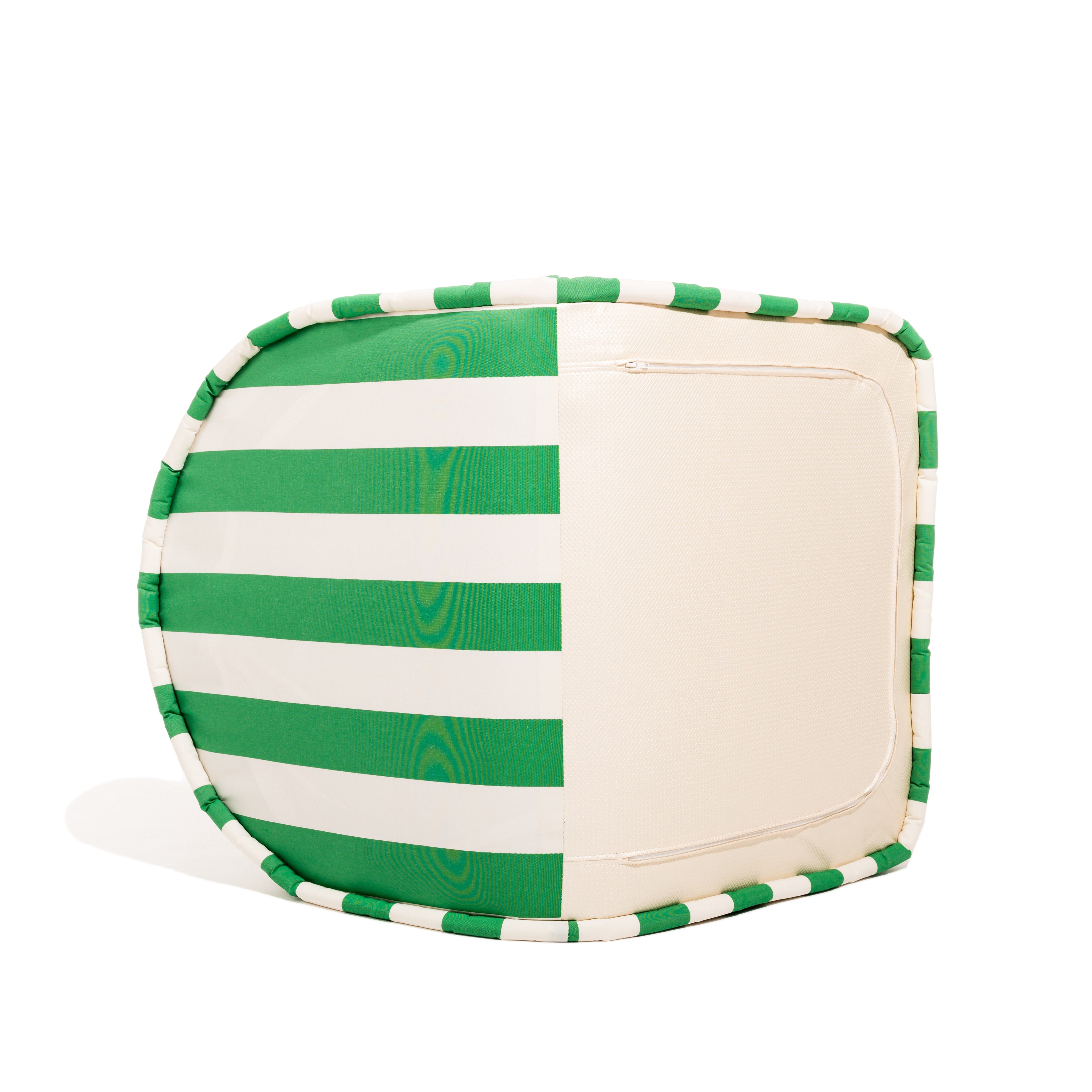 The Reclining Pillow Lounger - Crew Canyon Green Stripe Reclining Lounger Business & Pleasure Co.