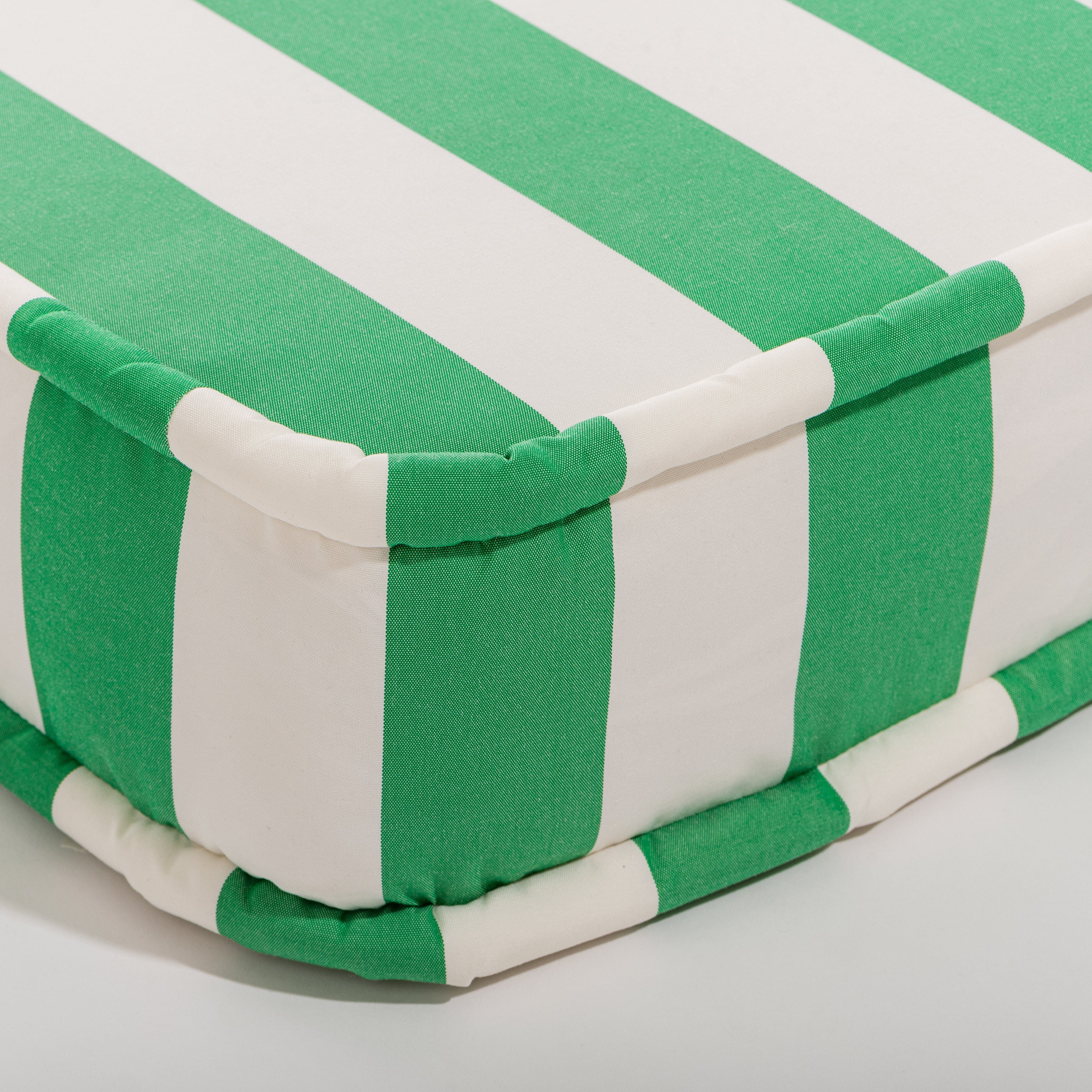 The Reclining Pillow Lounger - Crew Canyon Green Stripe Reclining Lounger Business & Pleasure Co.
