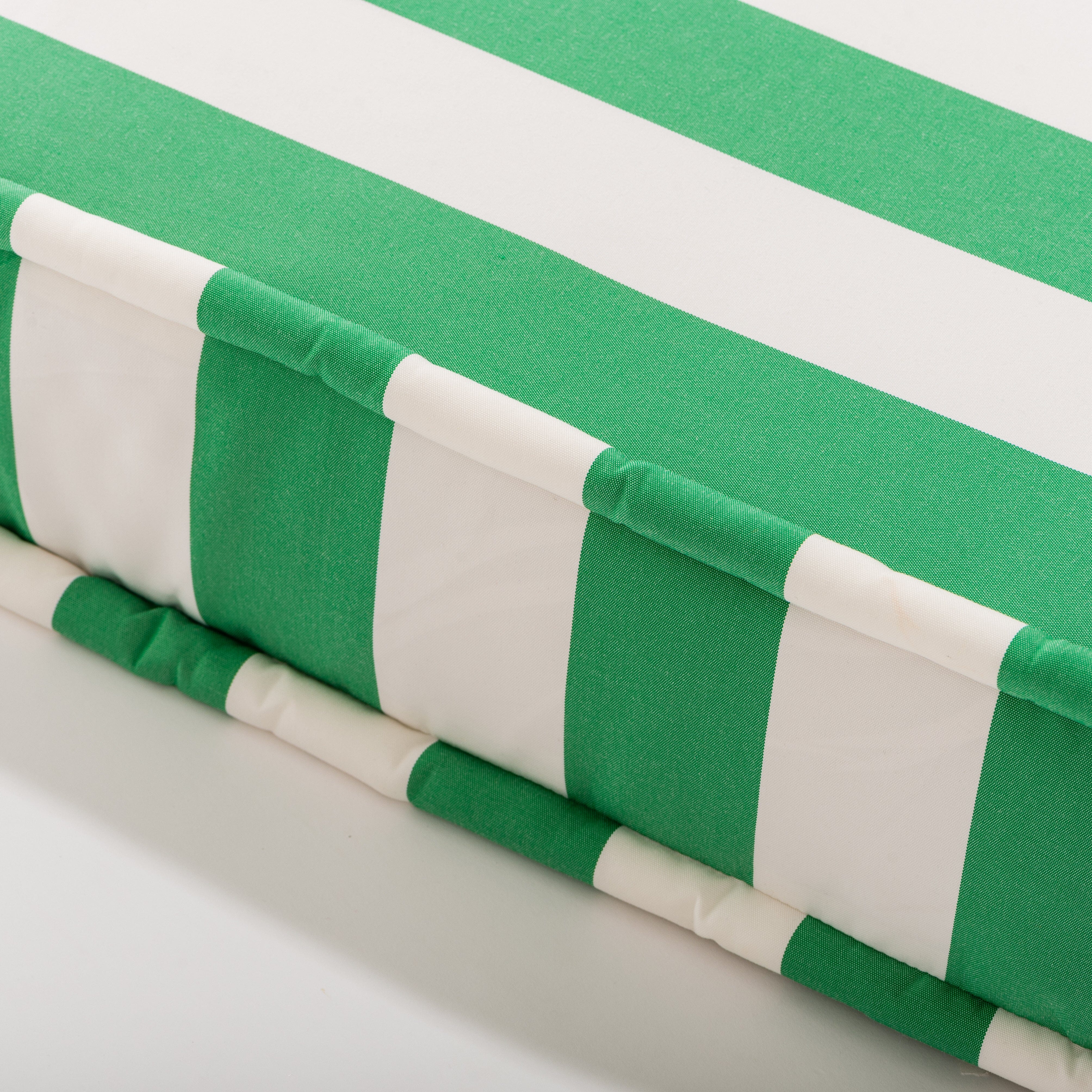The Reclining Pillow Lounger - Crew Canyon Green Stripe Reclining Lounger Business & Pleasure Co.