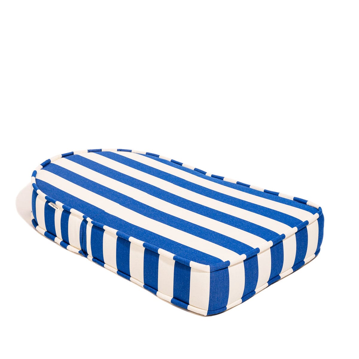 The Reclining Pillow Lounger - Crew Mediterranean Blue Stripe Reclining Lounger Business & Pleasure Co.