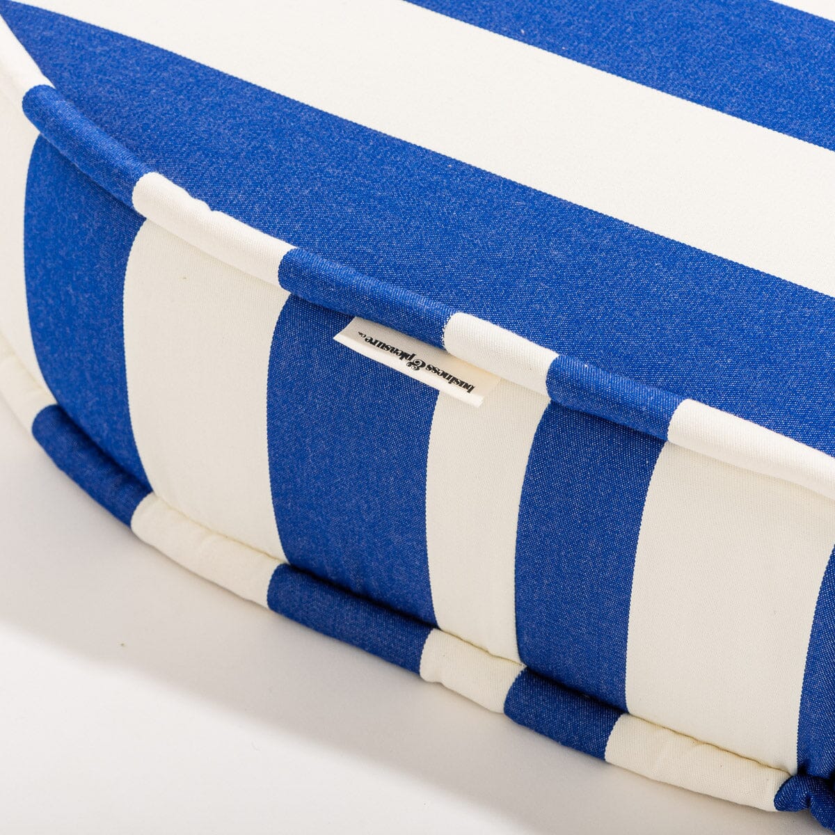 The Reclining Pillow Lounger - Crew Mediterranean Blue Stripe Reclining Lounger Business & Pleasure Co.