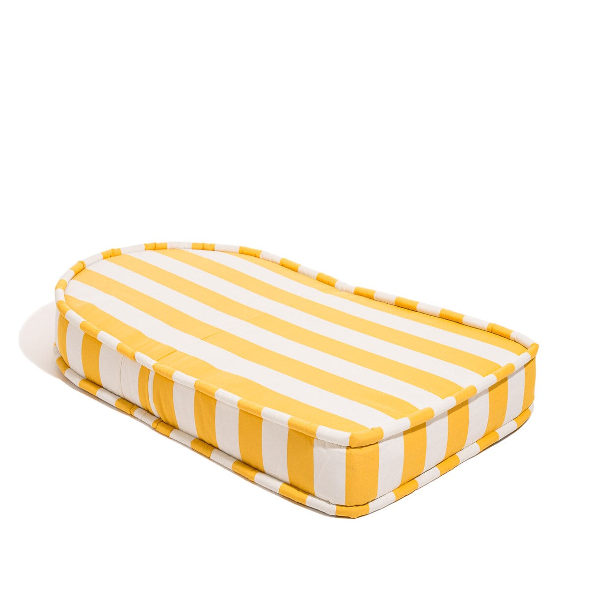 The Reclining Pillow Lounger - Crew Mimosa Yellow Stripe Reclining Lounger Business & Pleasure Co.