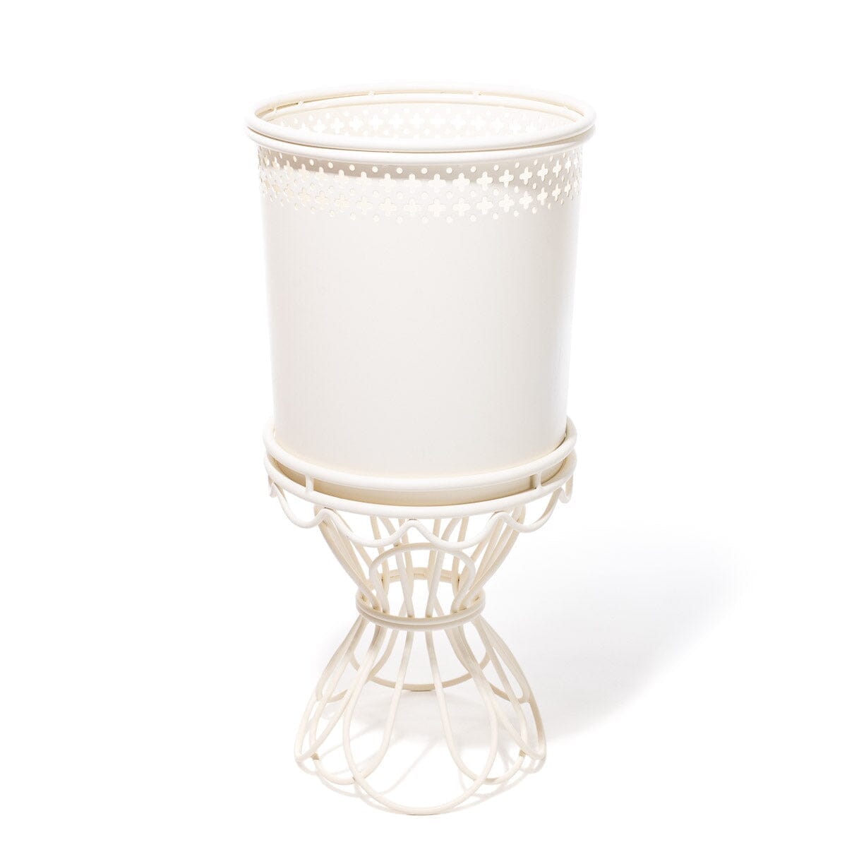 Product image of The Al Fresco Small Planter & Stand - Antique White Al Fresco Planter Business & Pleasure Co.