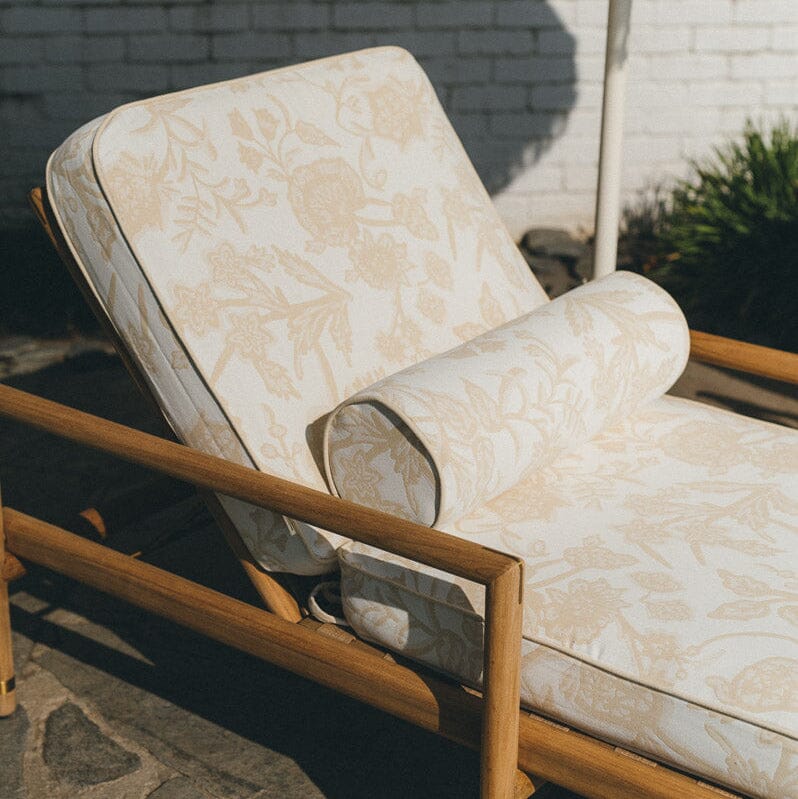Product image of The Sun Lounger Slip Cover - Hanalei Bay Natural Jacquard Sun Lounger Slip Cover Business & Pleasure Co.