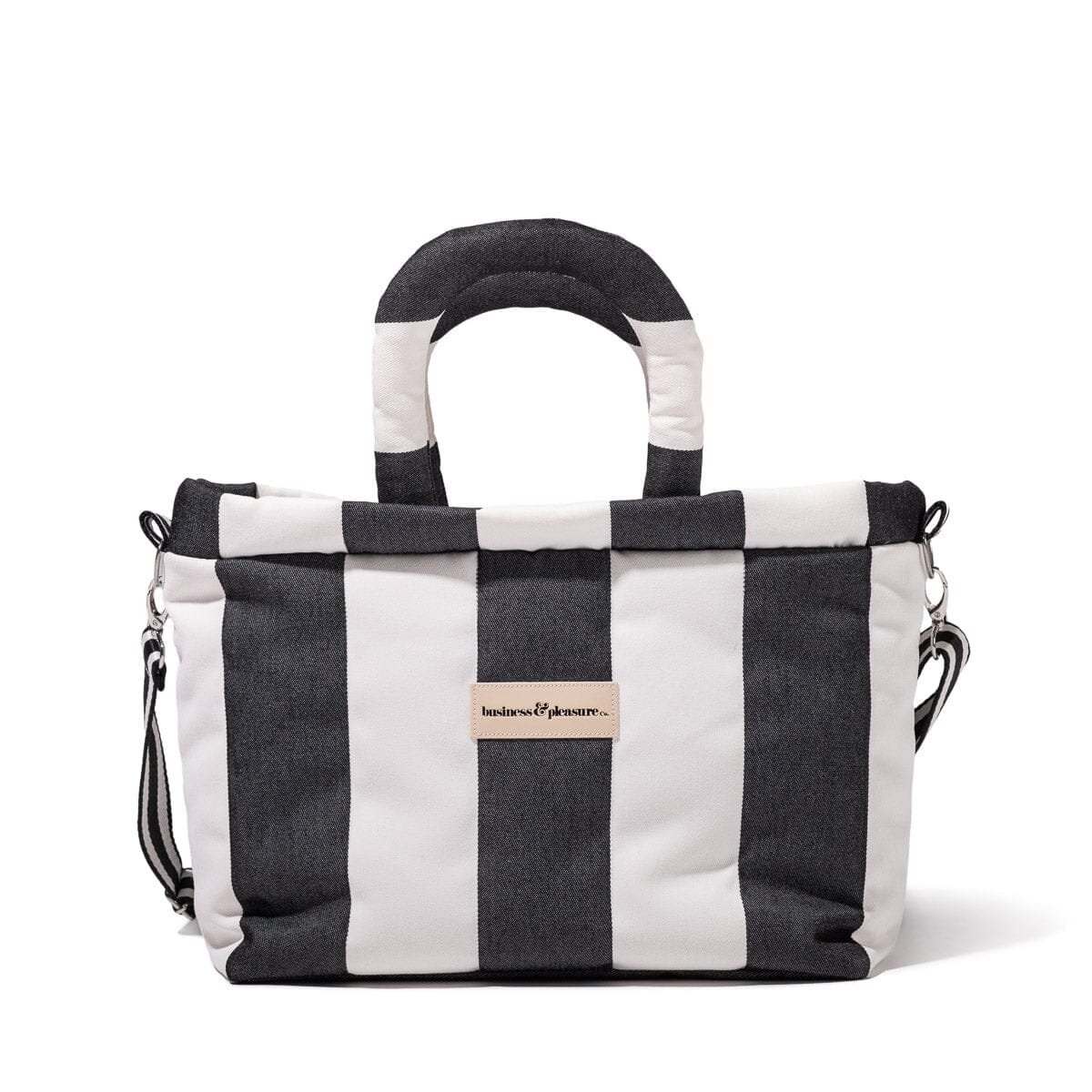 Product image of The Cloud Cooler Tote Bag Business & Pleasure Co. Crew Vintage Black Stripe