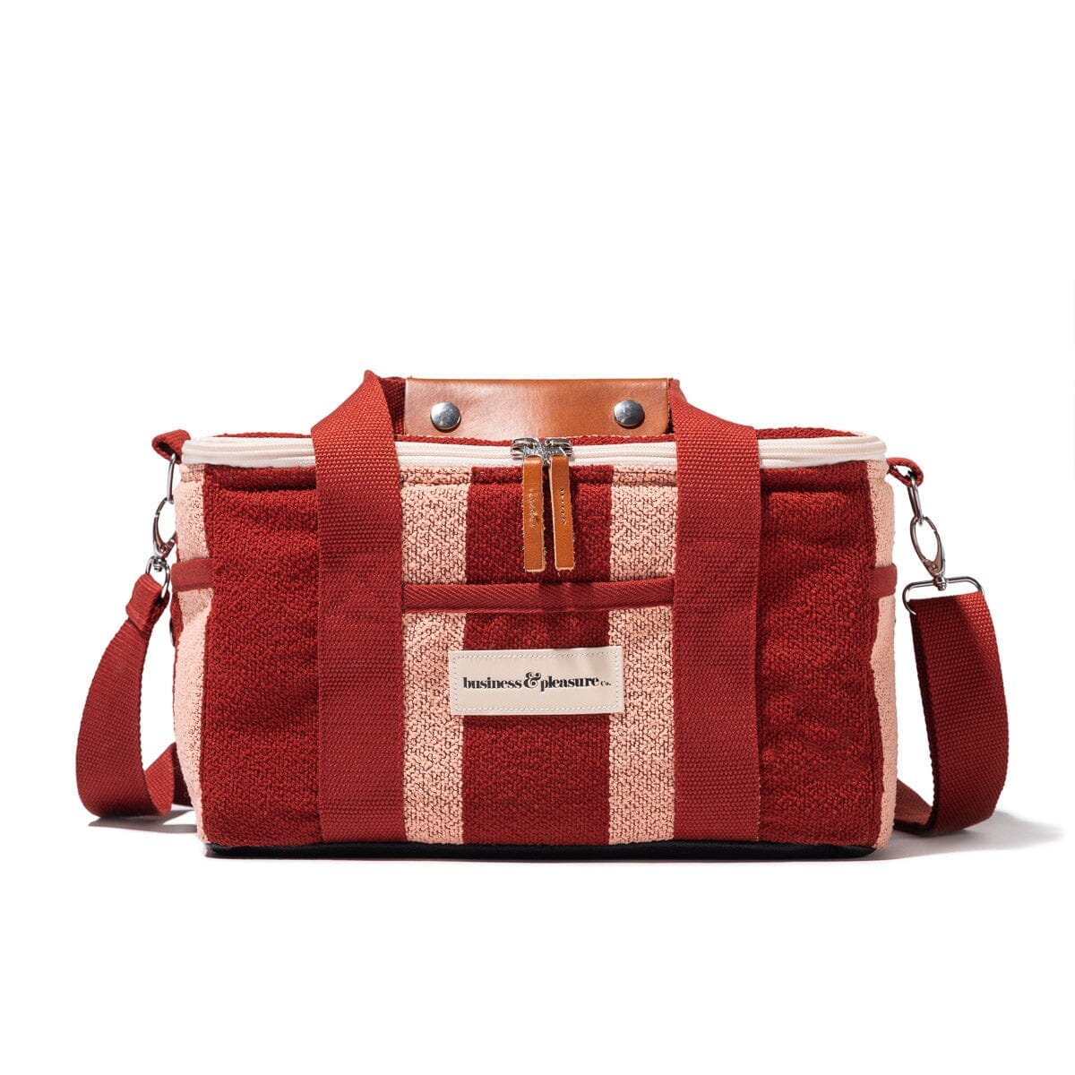 Product image of The Premium Cooler Bag - Terry Terracotta Stripe Premium Cooler Business & Pleasure Co.
