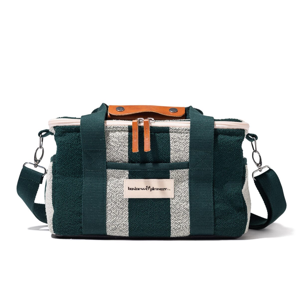 Product image of The Premium Cooler Bag Business & Pleasure Co. Terry Green Stripe