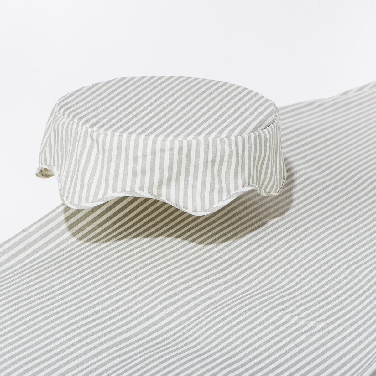 The Al Fresco Sun Lounger Cover - Lauren's Sage Stripe Al Fresco Sun Lounger Covers Business & Pleasure Co