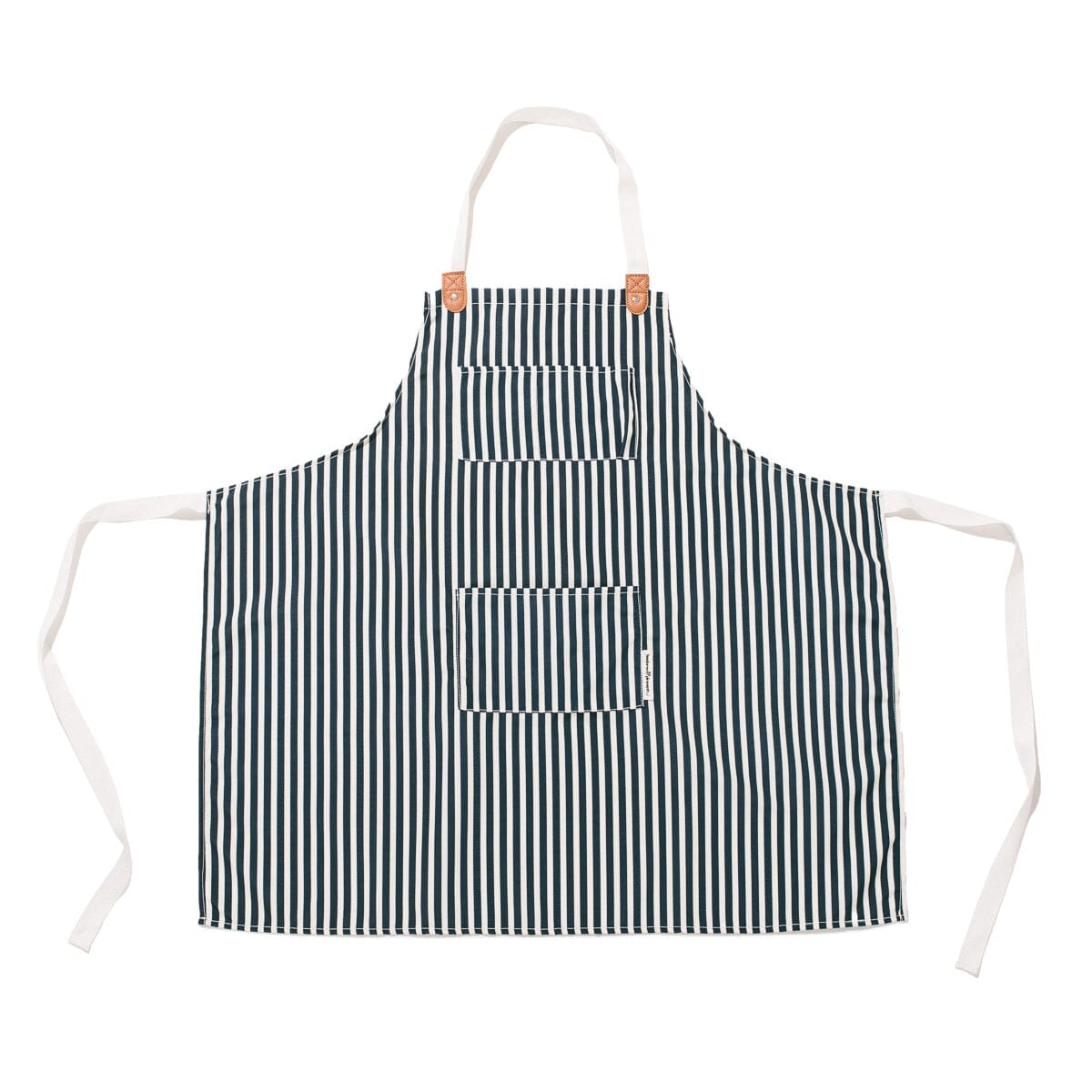 The Kitchen Apron - Lauren's Navy Stripe Apron Business & Pleasure Co.