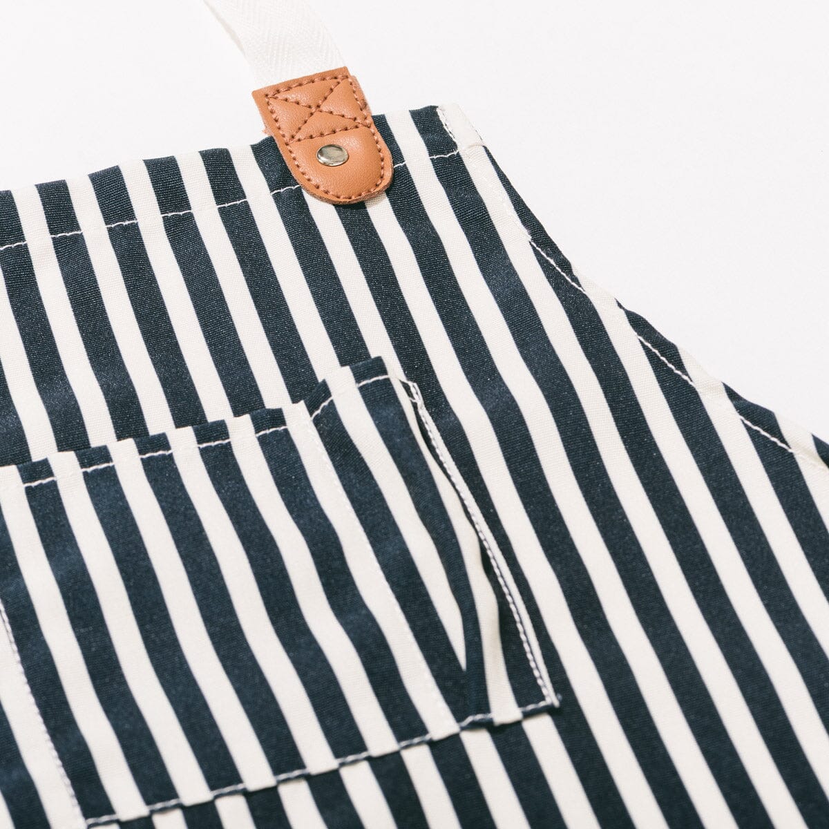 The Kitchen Apron - Lauren's Navy Stripe Apron Business & Pleasure Co.