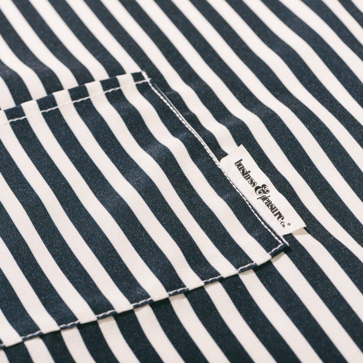 The Kitchen Apron - Lauren's Navy Stripe Apron Business & Pleasure Co.