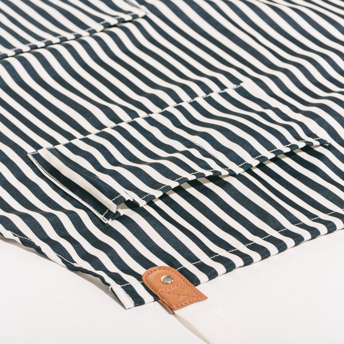 The Kitchen Apron - Lauren's Navy Stripe Apron Business & Pleasure Co.
