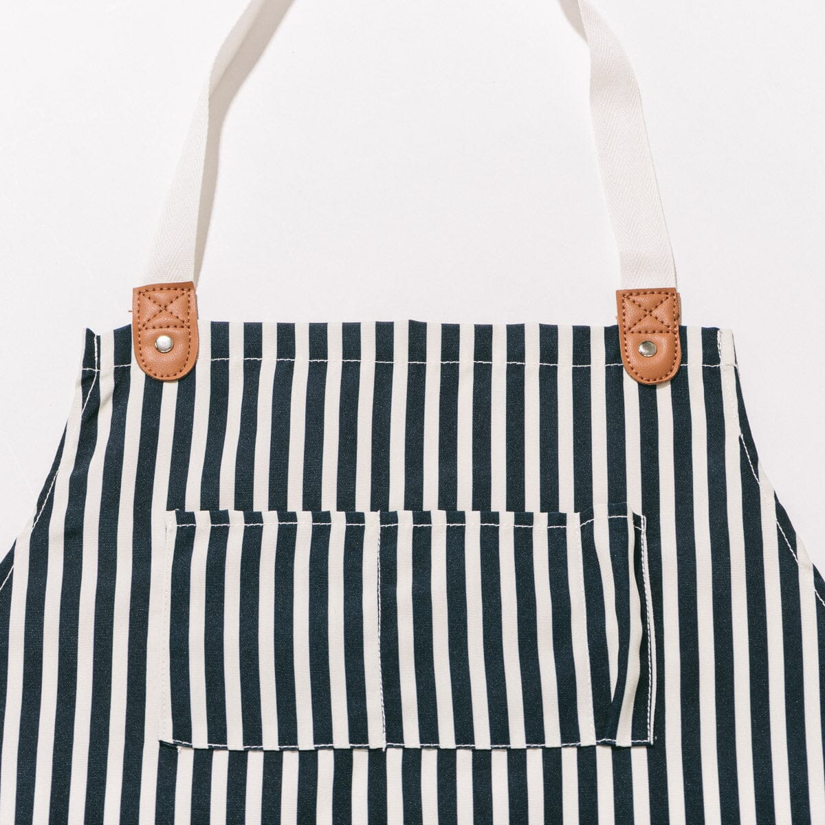 The Kitchen Apron - Lauren's Navy Stripe Apron Business & Pleasure Co.