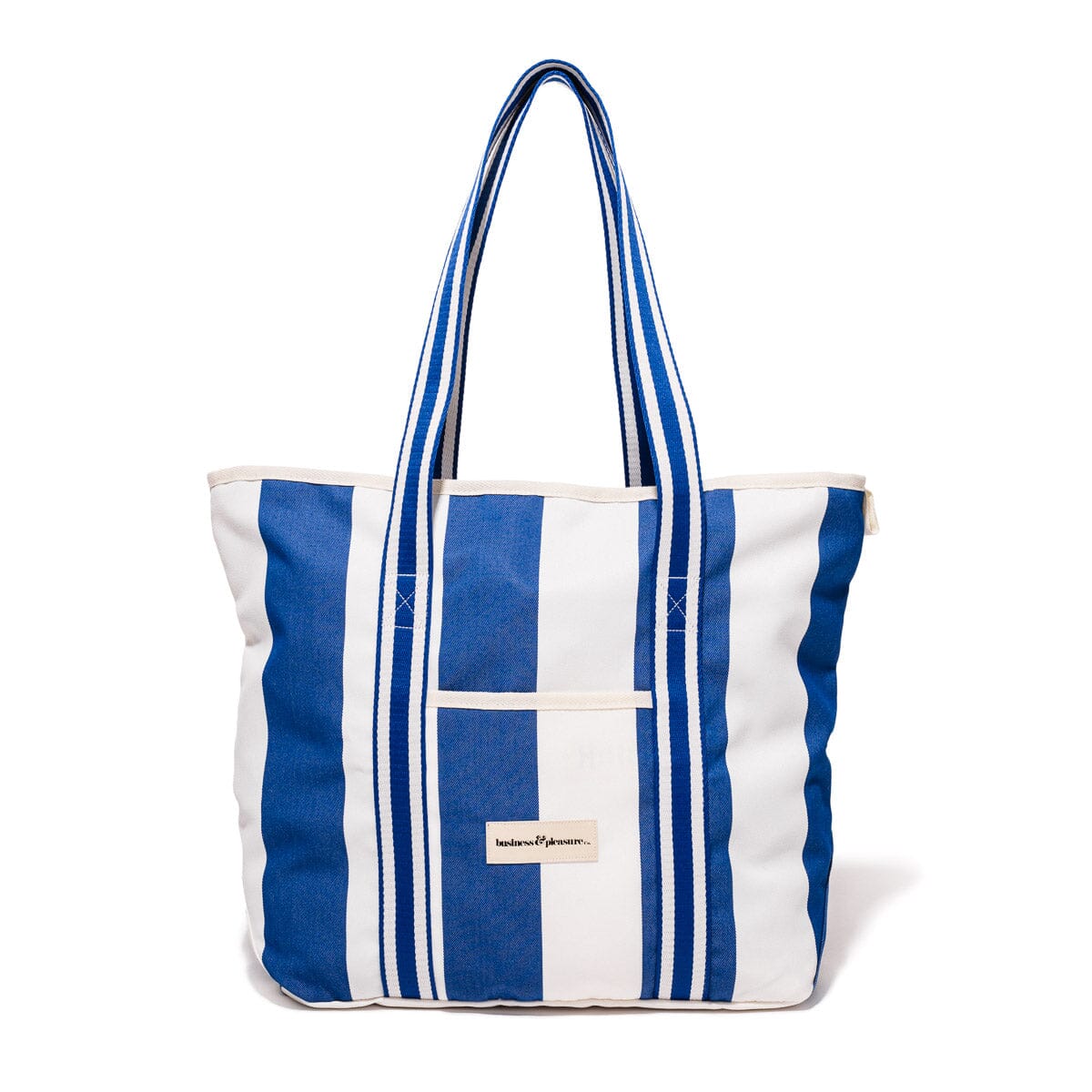 The Beach Bag - Crew Mediterranean Blue Stripe Beach Bag Business & Pleasure Co.