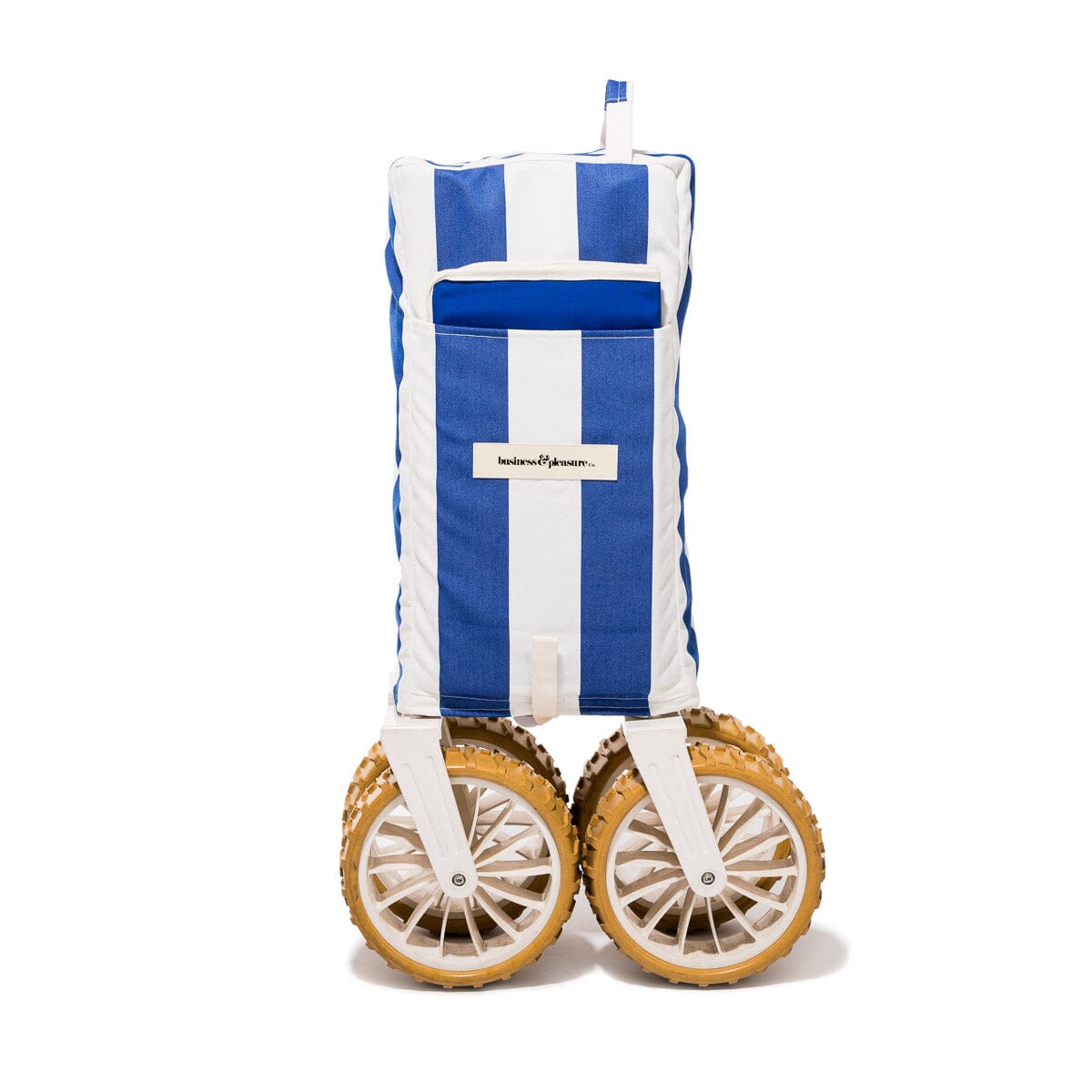 The Beach Cart - Crew Mediterranean Blue Stripe Beach Cart Business & Pleasure Co.