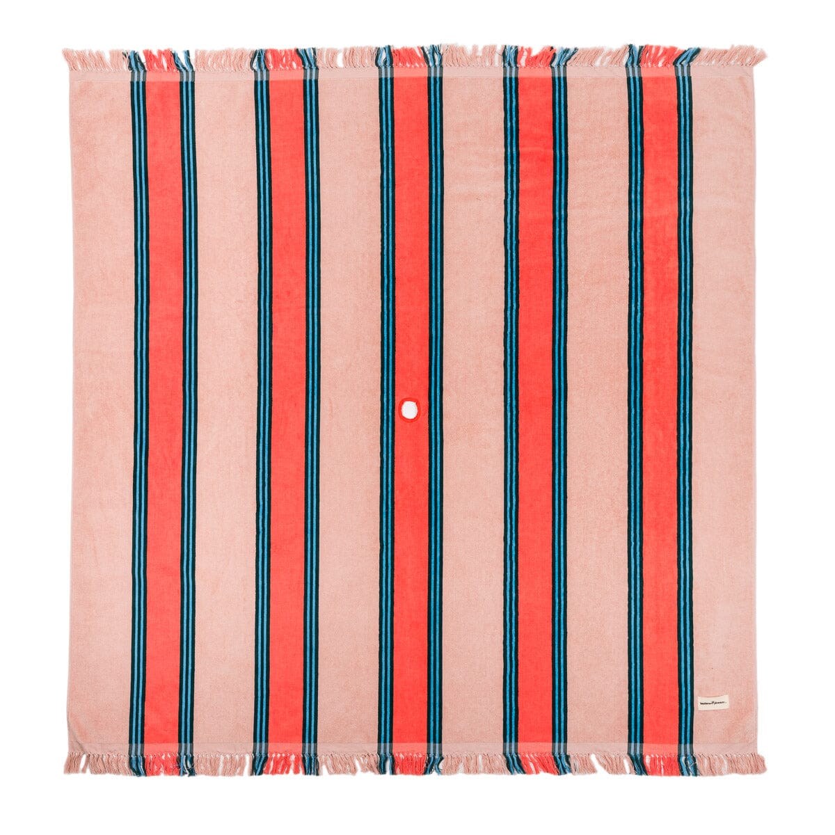 The Beach Blanket - Bistro Dusty Pink Stripe Beach Blanket Business & Pleasure Co