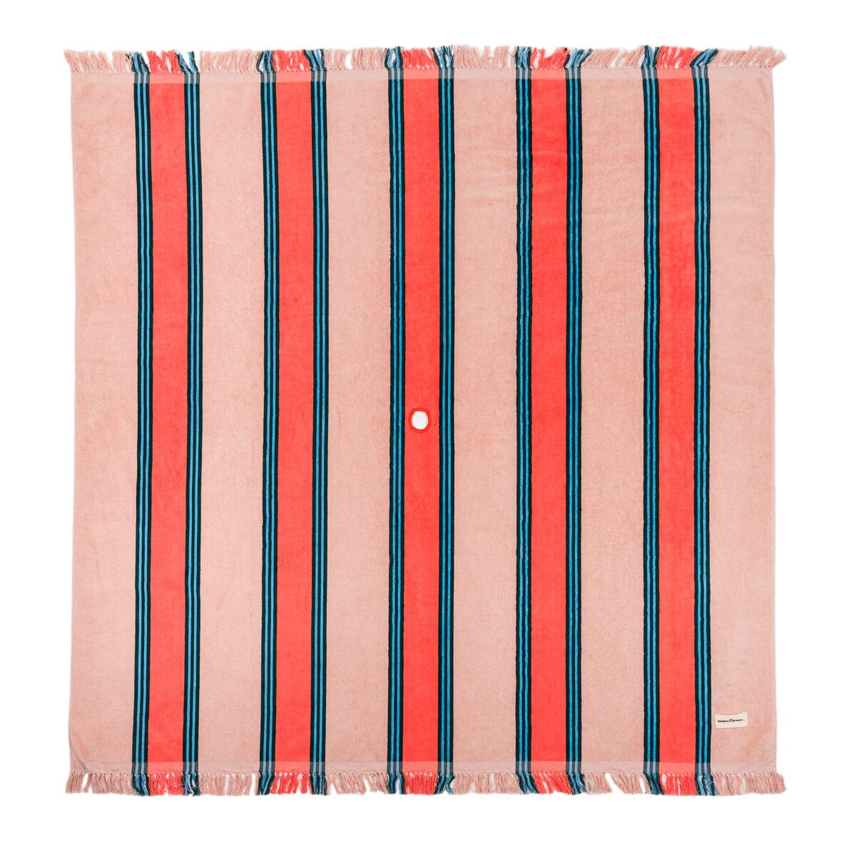 The Beach Blanket - Bistro Dusty Pink Stripe Beach Blanket Business & Pleasure Co 