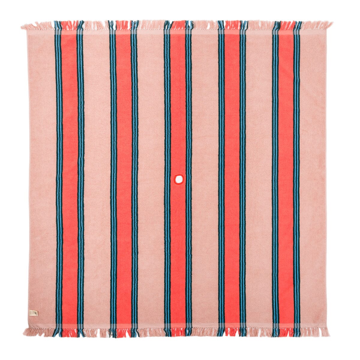The Beach Blanket - Bistro Dusty Pink Stripe Beach Blanket Business & Pleasure Co