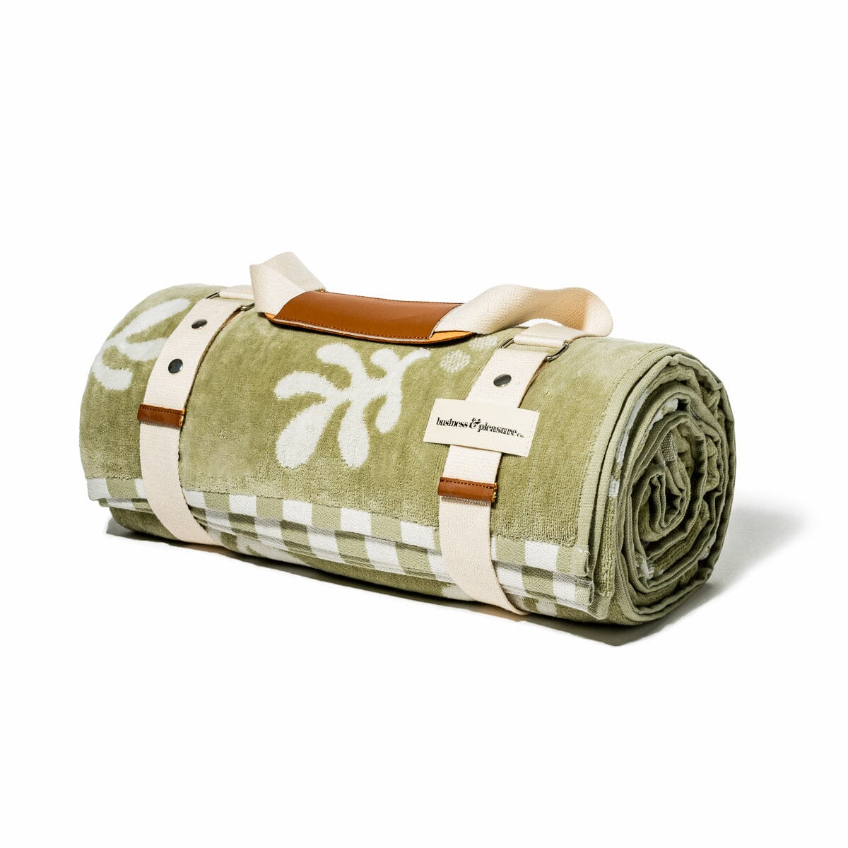 The Beach Blanket - Benoît Jade Green Jacquard Beach Blanket Business & Pleasure Co.