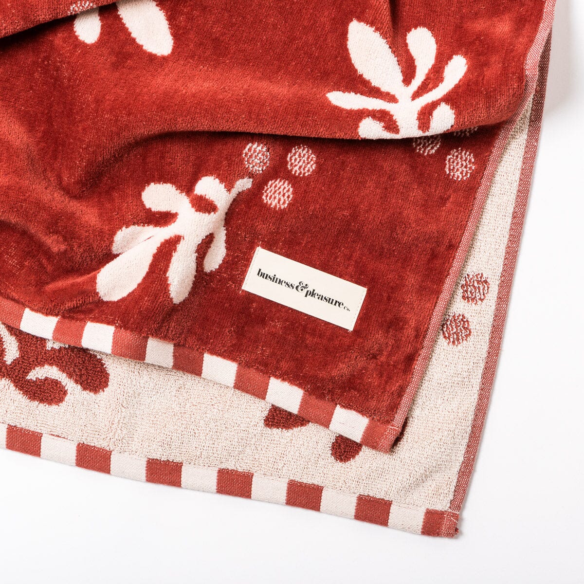 The Beach Blanket - Benoît Le Sirenuse Jacquard Beach Blanket Business & Pleasure Co.