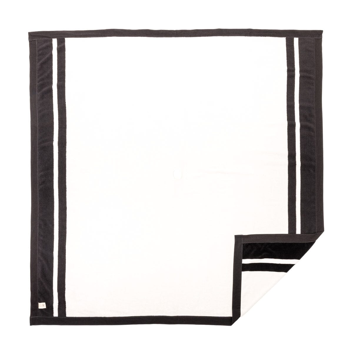 The Beach Blanket - Coco Republic - Black White Beach Blanket Business & Pleasure Co