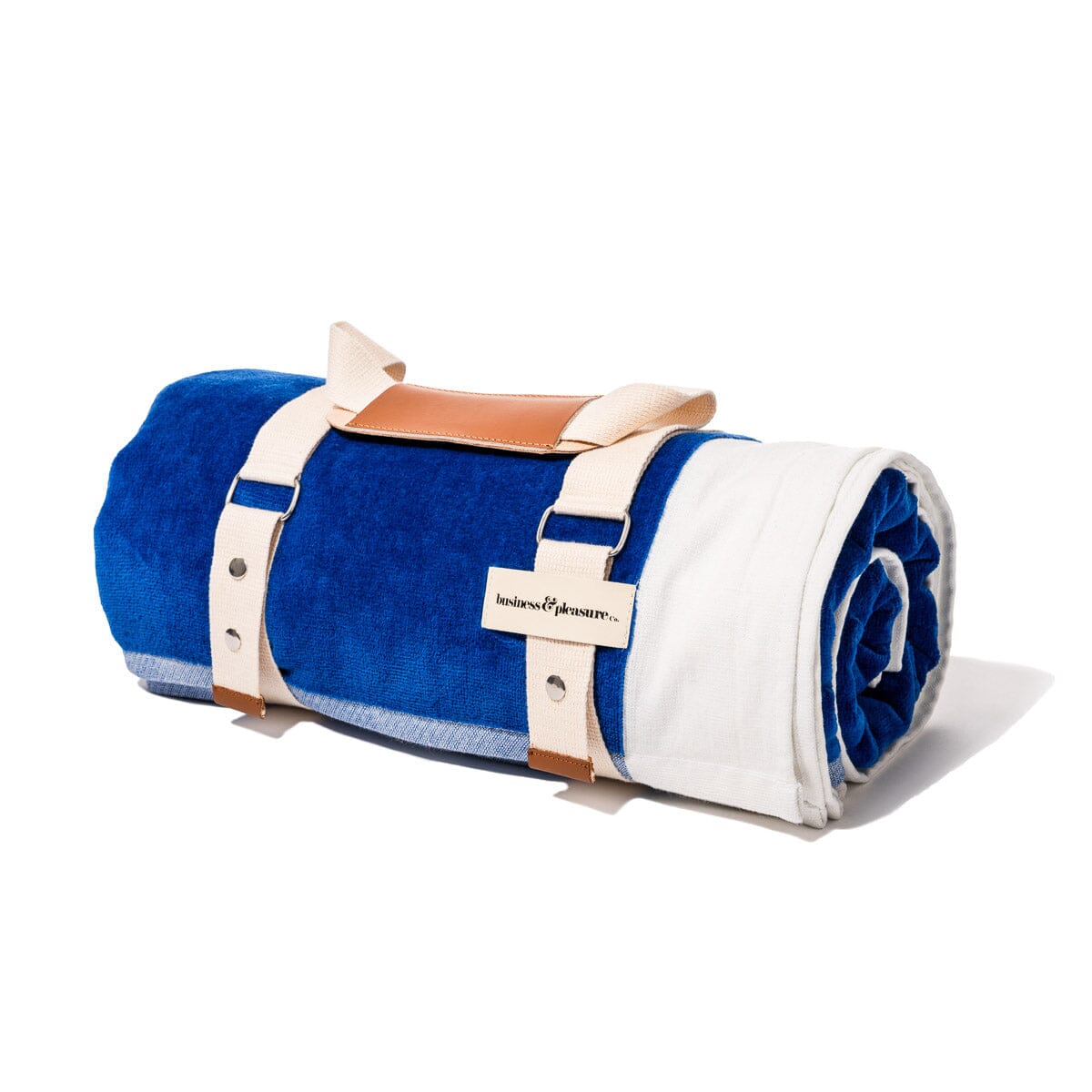 The Beach Blanket - Crew Mediterranean Blue Stripe Beach Blanket Business & Pleasure Co.