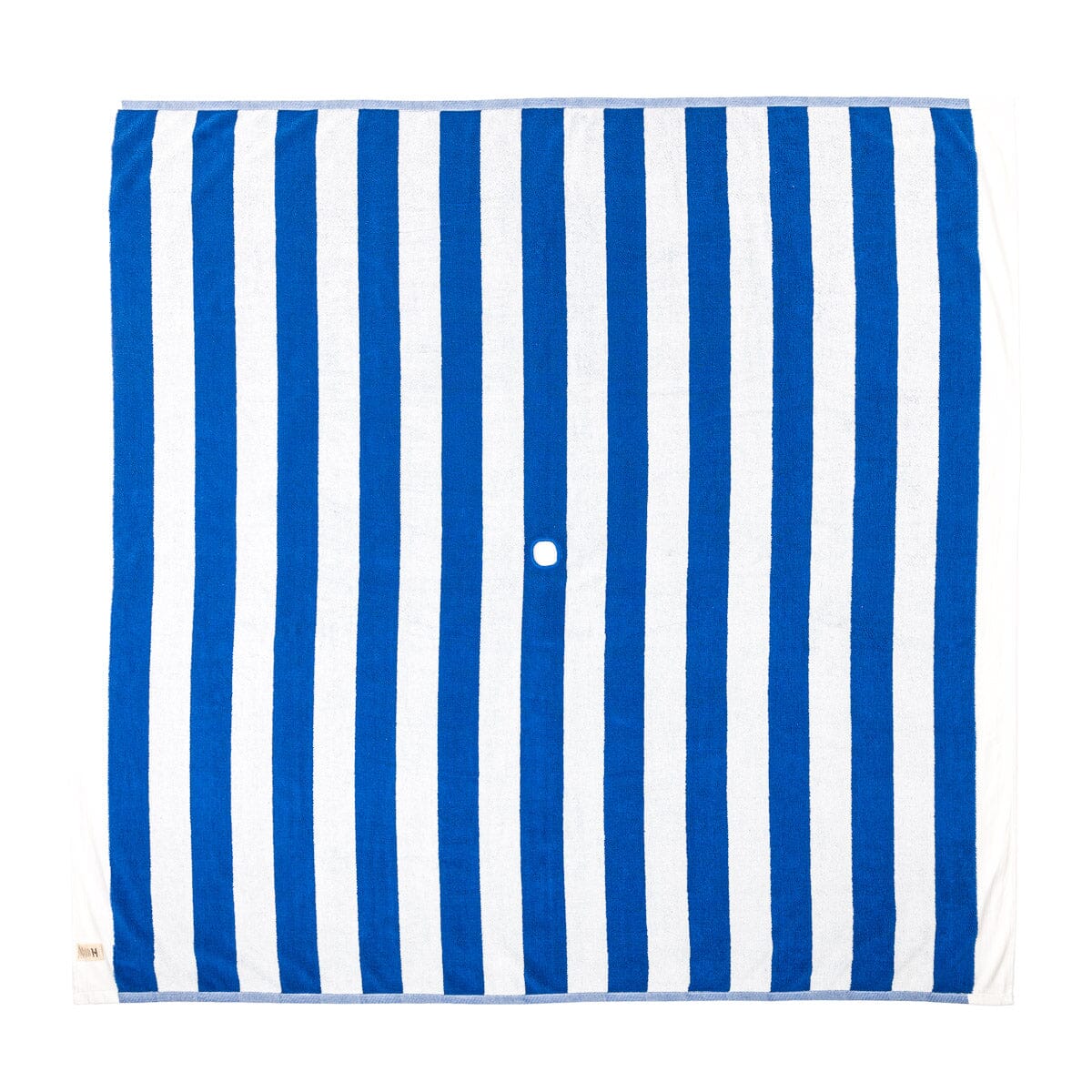 The Beach Blanket - Crew Mediterranean Blue Stripe Beach Blanket Business & Pleasure Co.