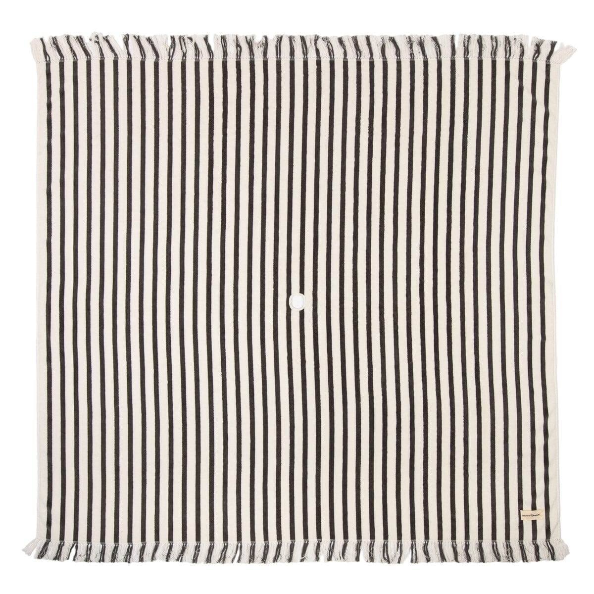 The Beach Blanket - Monaco Black Stripe Beach Blanket Business & Pleasure Co.