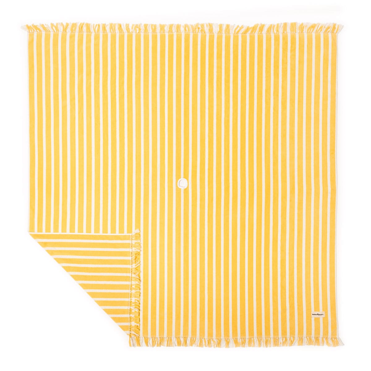 The Beach Blanket - Monaco Mimosa Stripe Beach Blanket Business & Pleasure Co
