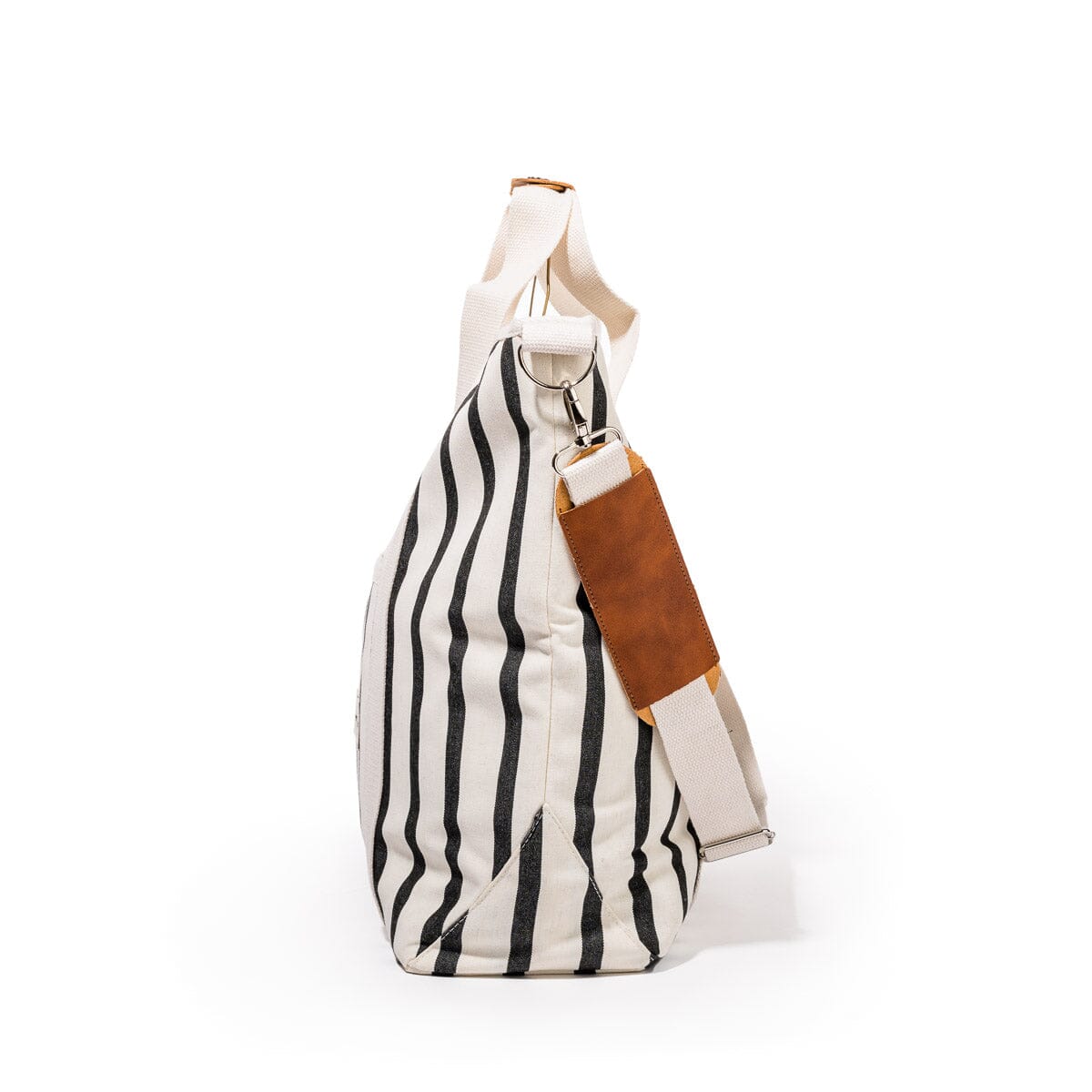 The Cooler Tote Bag - Monaco Black Stripe Cooler Tote Business & Pleasure Co