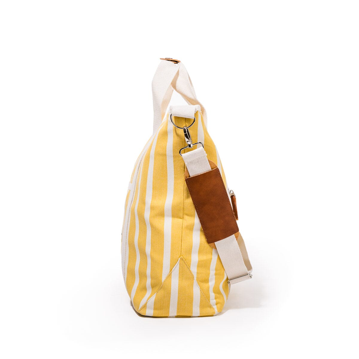 The Cooler Tote Bag - Monaco Mimosa Stripe Cooler Tote Business & Pleasure Co