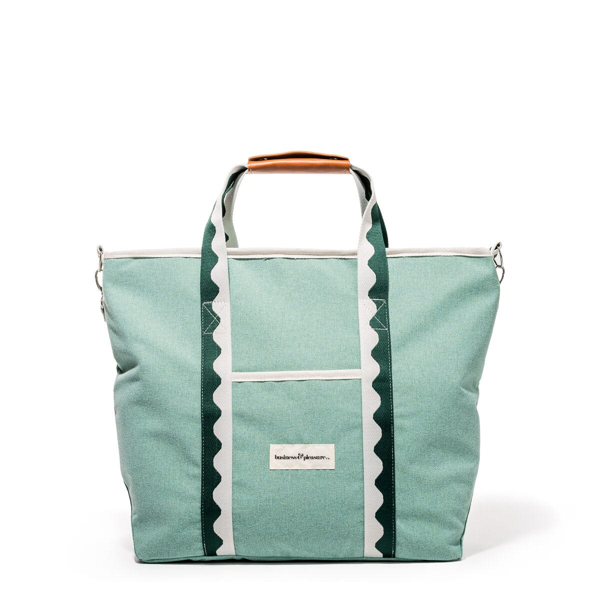 The Premium Cooler Tote Bag - Rivie Green Cooler Tote Business & Pleasure Co.