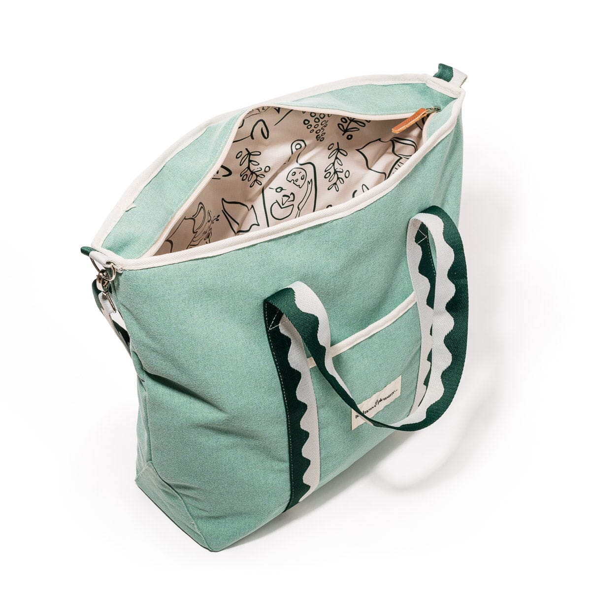 The Premium Cooler Tote Bag - Rivie Green Cooler Tote Business & Pleasure Co.