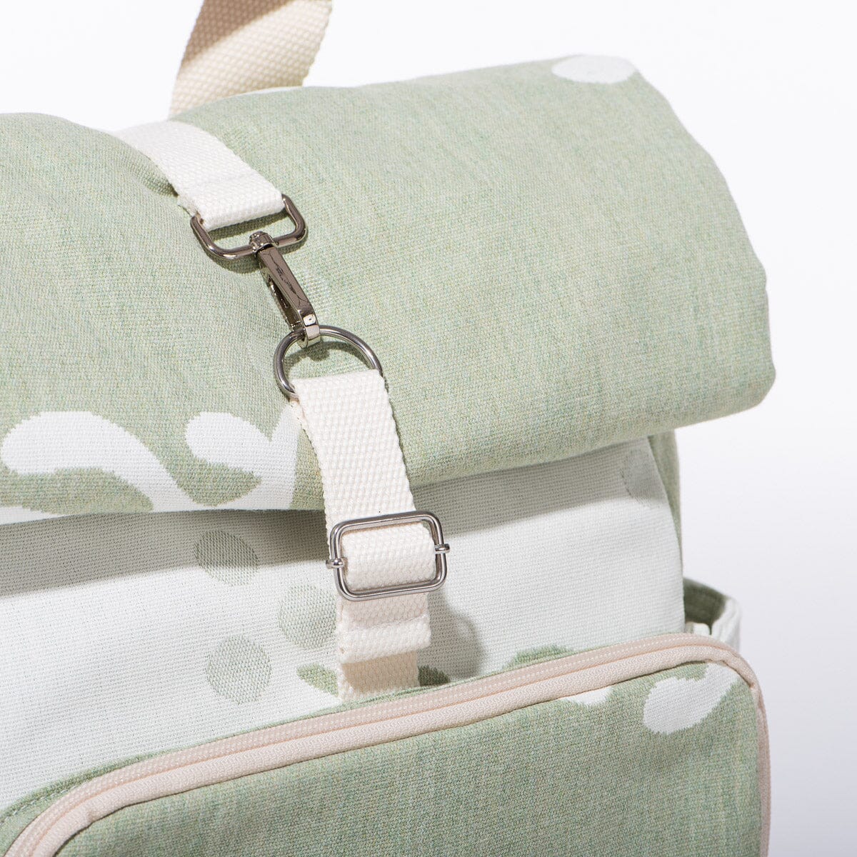 The Backpack Cooler - Benoît Jade Green Jacquard Backpack Cooler Business & Pleasure Co.