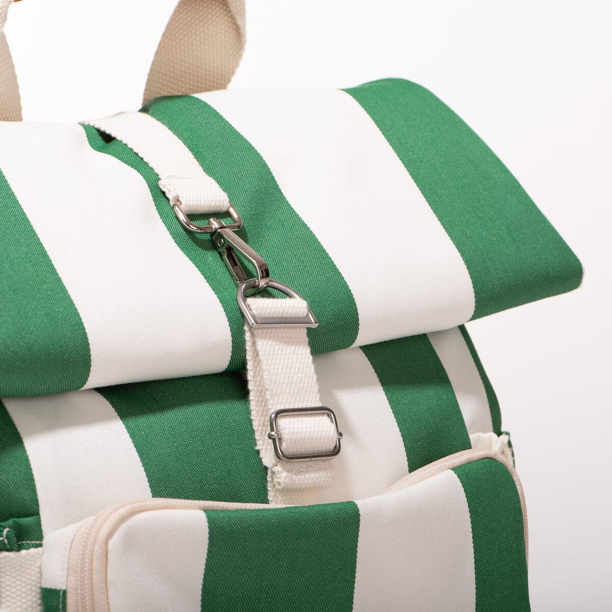 The Backpack Cooler - Crew Canyon Green Stripe Backpack Cooler Business & Pleasure Co.