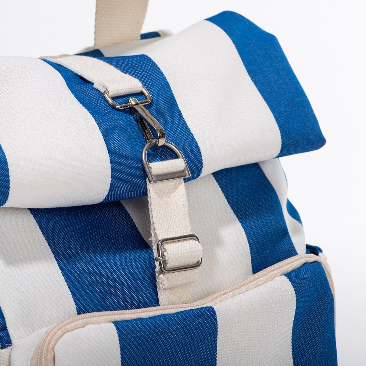The Backpack Cooler - Crew Mediterranean Blue Stripe Backpack Cooler Business & Pleasure Co.