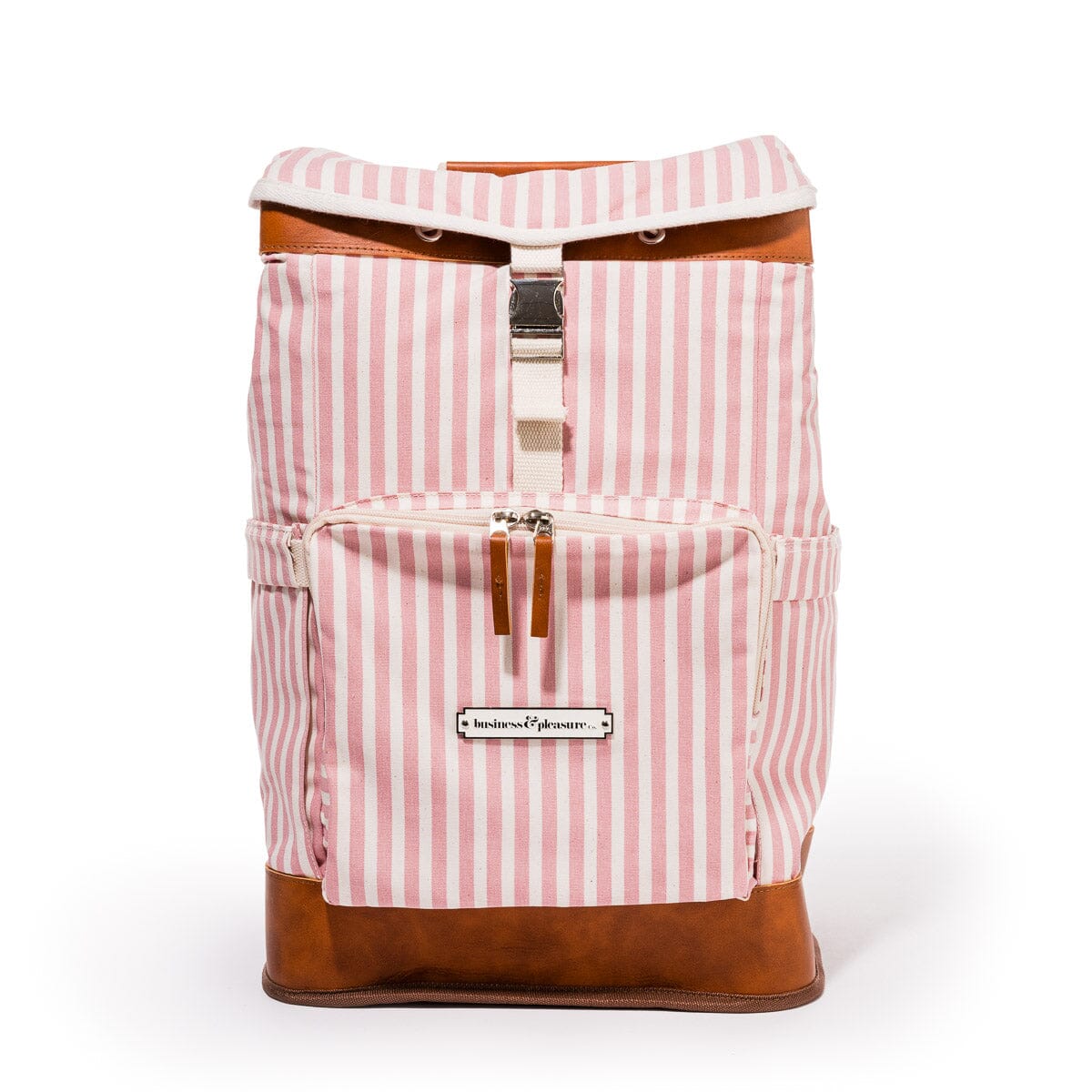 The Backpack Cooler - Laurens Pink Stripe Backpack Cooler Business & Pleasure Co