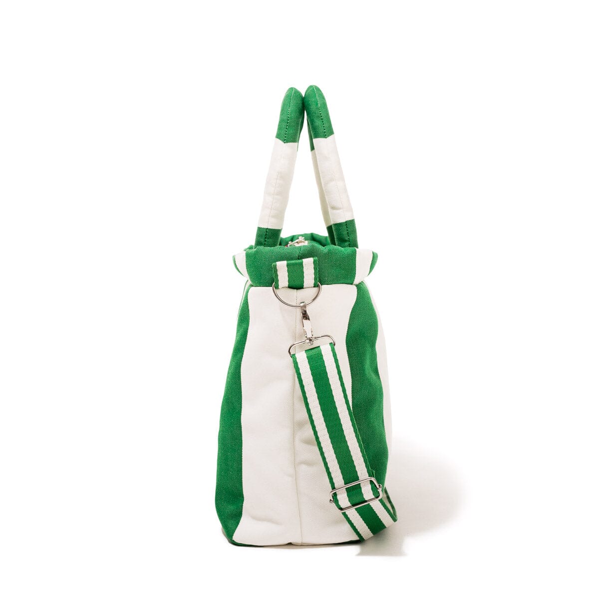 The Cloud Cooler Tote Bag - Crew Canyon Green Stripe Cloud Cooler Tote Bag Business & Pleasure Co.