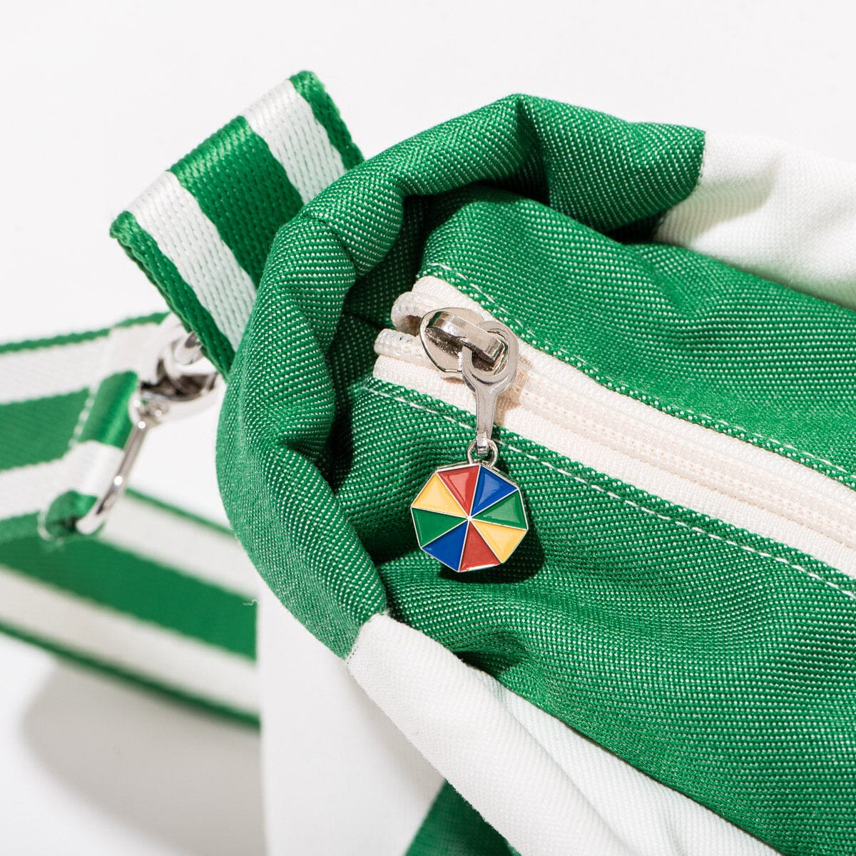 The Cloud Cooler Tote Bag - Crew Canyon Green Stripe Cloud Cooler Tote Bag Business & Pleasure Co.