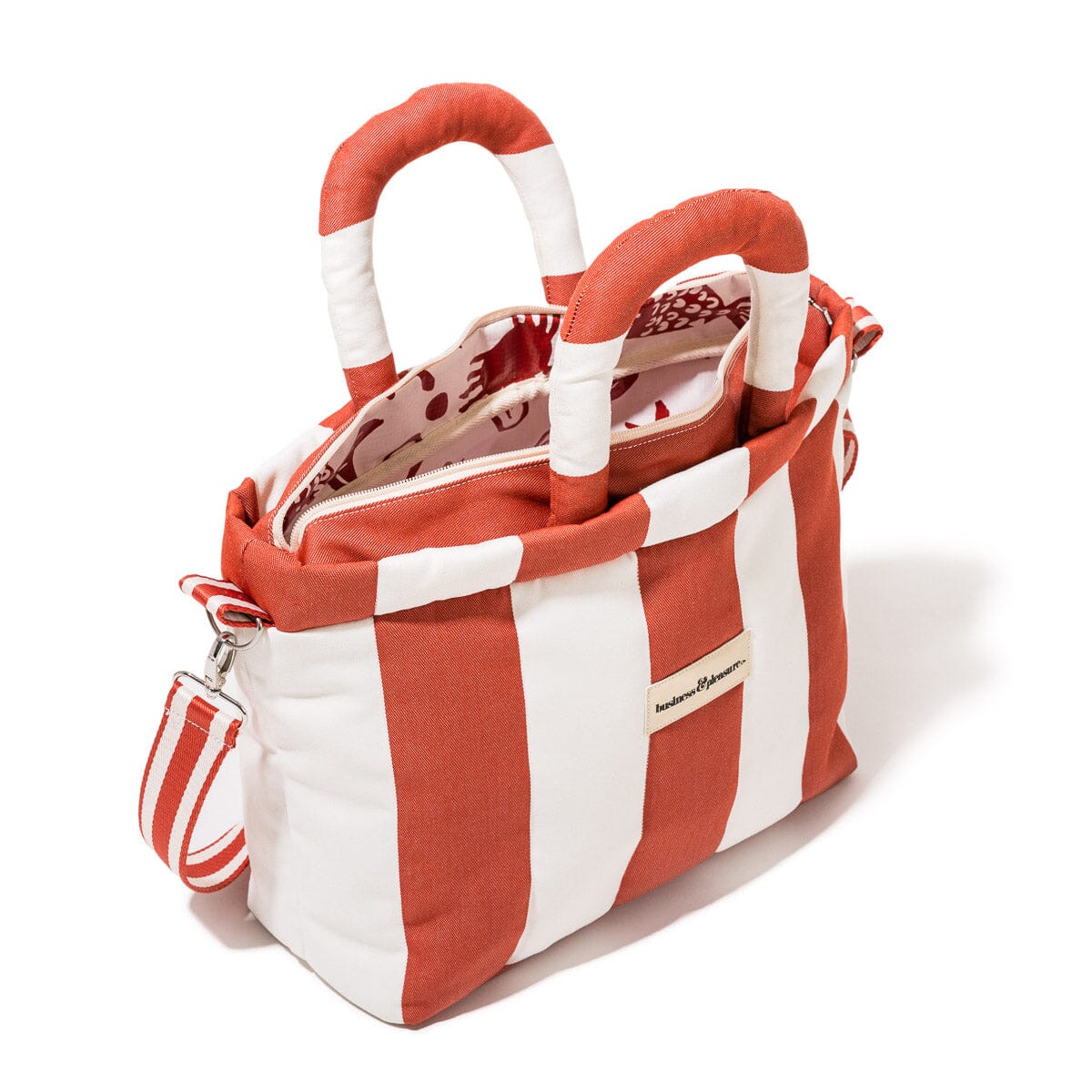 The Cloud Cooler Tote Bag - Crew Le Sirenuse Stripe Cloud Cooler Tote Bag Business & Pleasure Co.